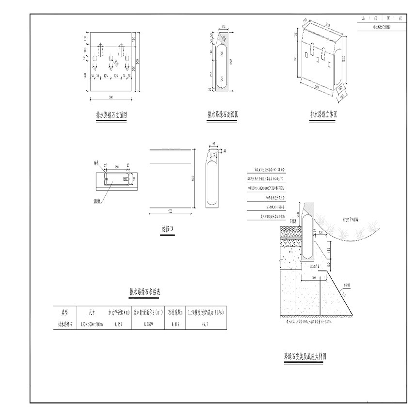 公路成品排水沟施工方案